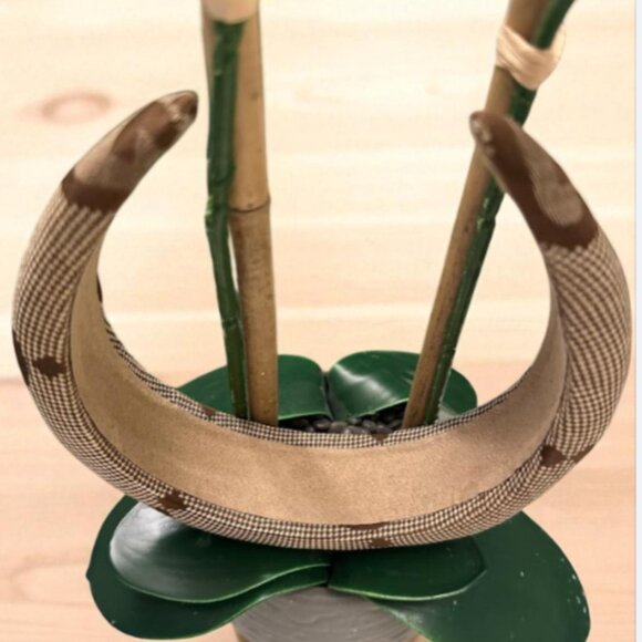 New Wide Brown Hair Hoop with Pattern